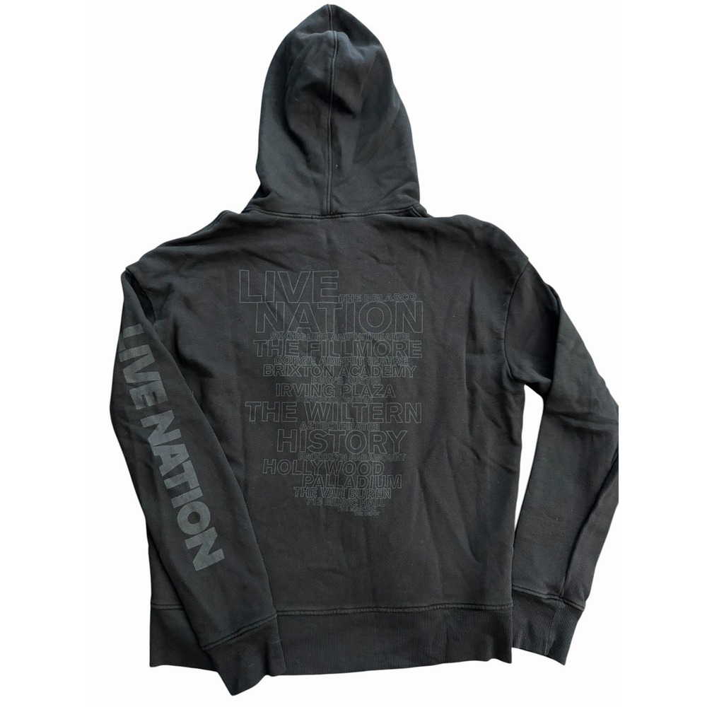 JAMES PERSE LA Black Live Nation Tour Sz 1 Small Graphic Hoodie Sweatshirt KL8-8 - Picture 8 of 8